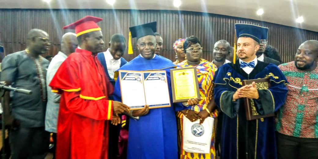 Frank Adjei, Others grab honorary doctorate degrees