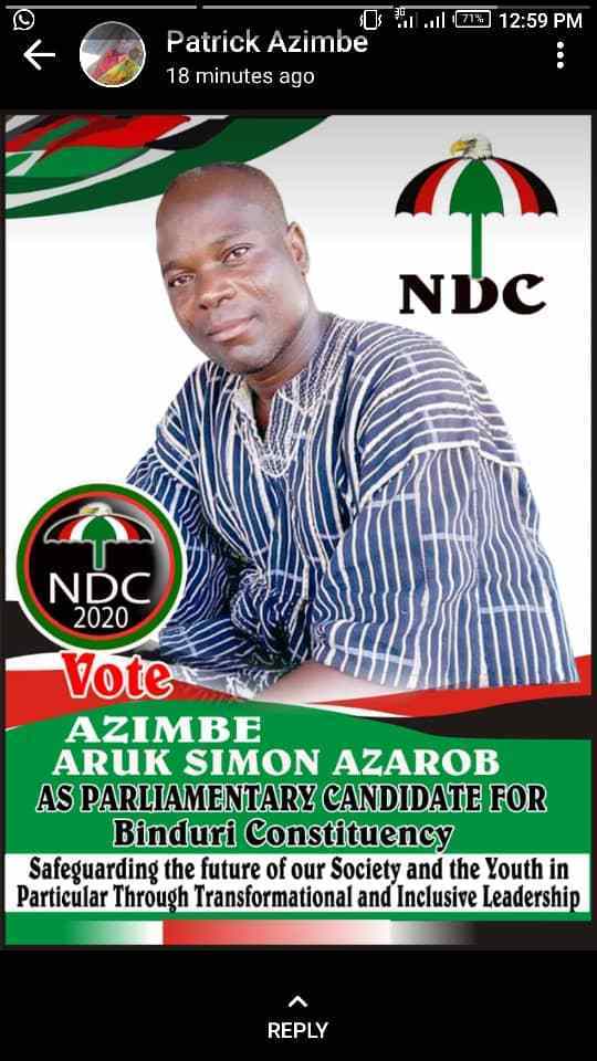 Binduri constituency :NDC to laugh at the wrong side of their mouths