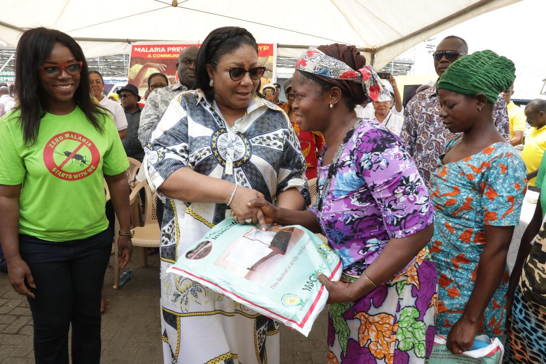 Always Sleep Under Treated Mosquito Net & Be Cautious About Your Health Issues-First Lady Advises Kayayes