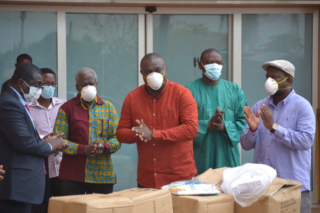 Former President John Dramani Mahama Donates PPEs To Komfo Anokye Teaching Hospital