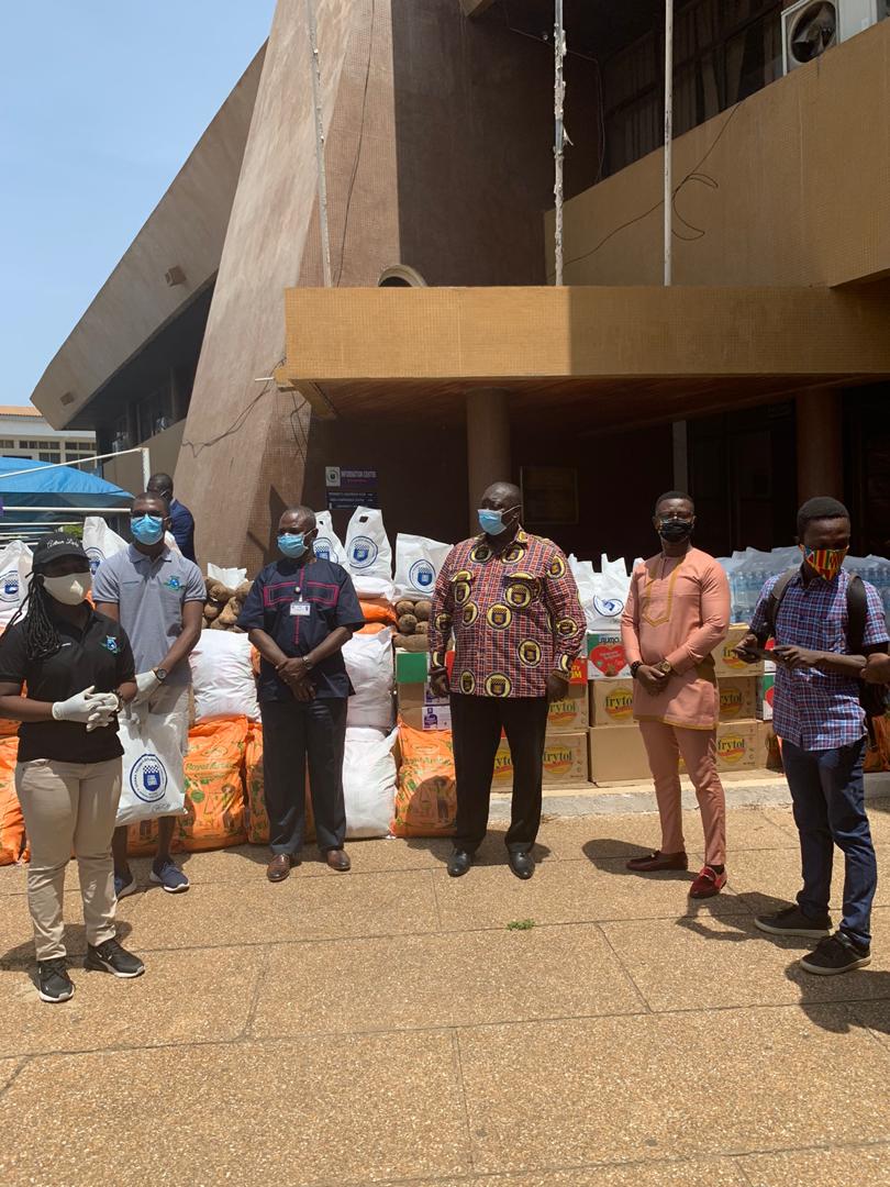 Ghana Technology University College Donates Food Items To Foreign Students