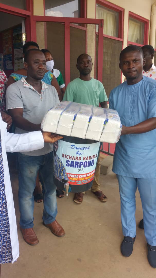NHIA Communications Officer Donates PPEs To Afigya Sekyere East Constituency