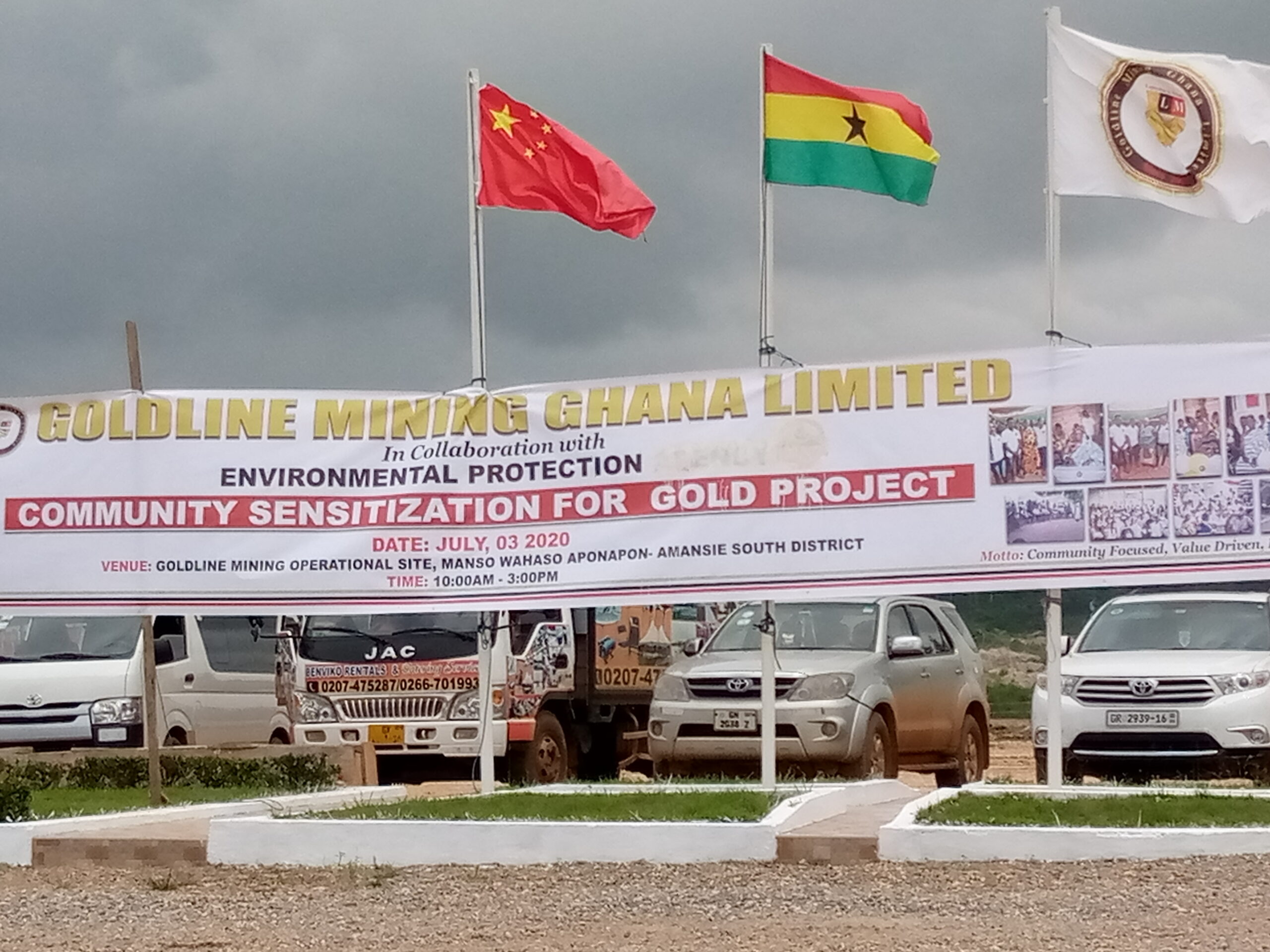 Manso Wahaso-Aponapon:Goldline Mining Ghana Limited Schools 13 Communities On Mining Project