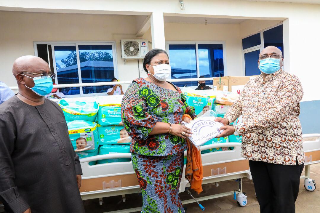 First lady donates to Ho municipal hospital