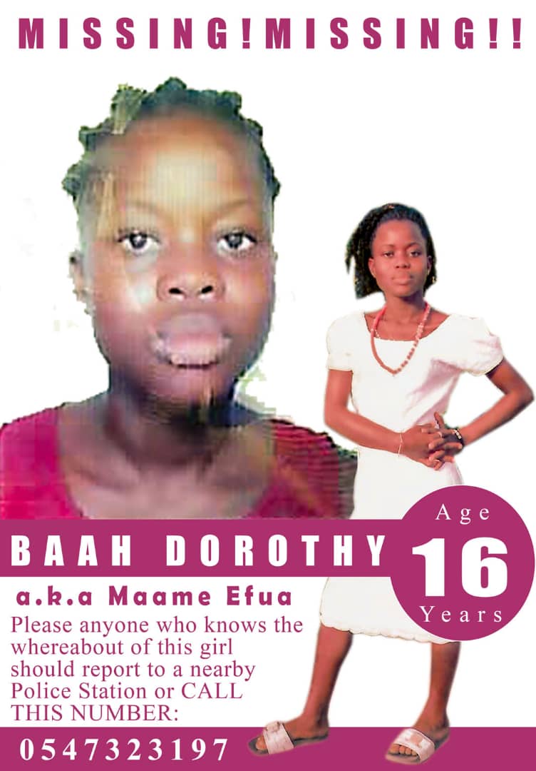Baah Dorothy a.k.a Maame Efua Missing At North Suntreso