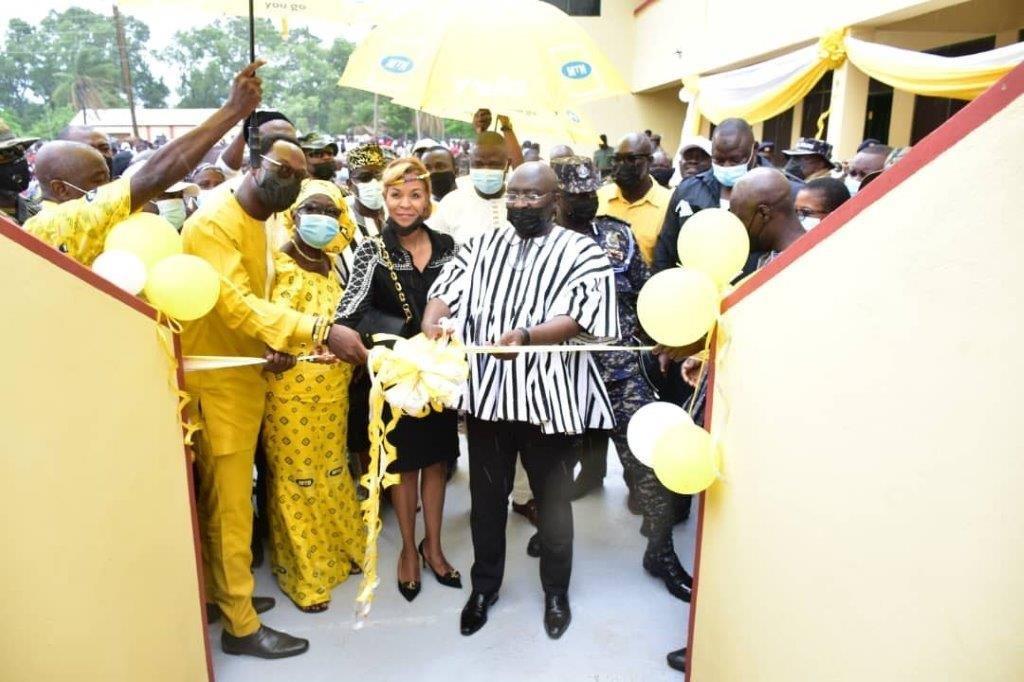 Vice President Commends MTN  For Building 600 Bed Girls Dormitory For TAMASCO 