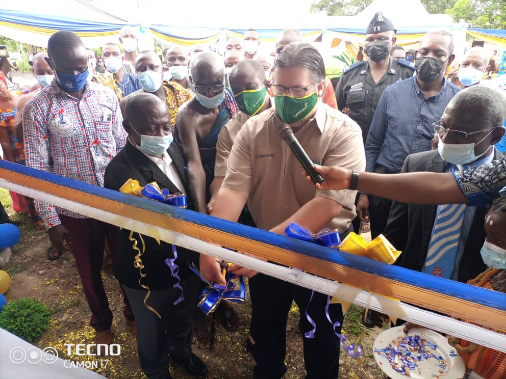 Cape Coast Resources Limited  Renovates 3- Unit JHS Block For Kangaboi Community In Aowin Municipality