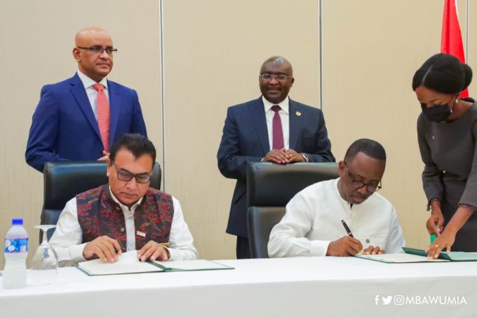 Ghana signs strategic partnership agreement with Guyana