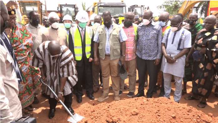 Vice President Bawumia Cuts Sod For 100km Kumasi Inner City Road Projects
