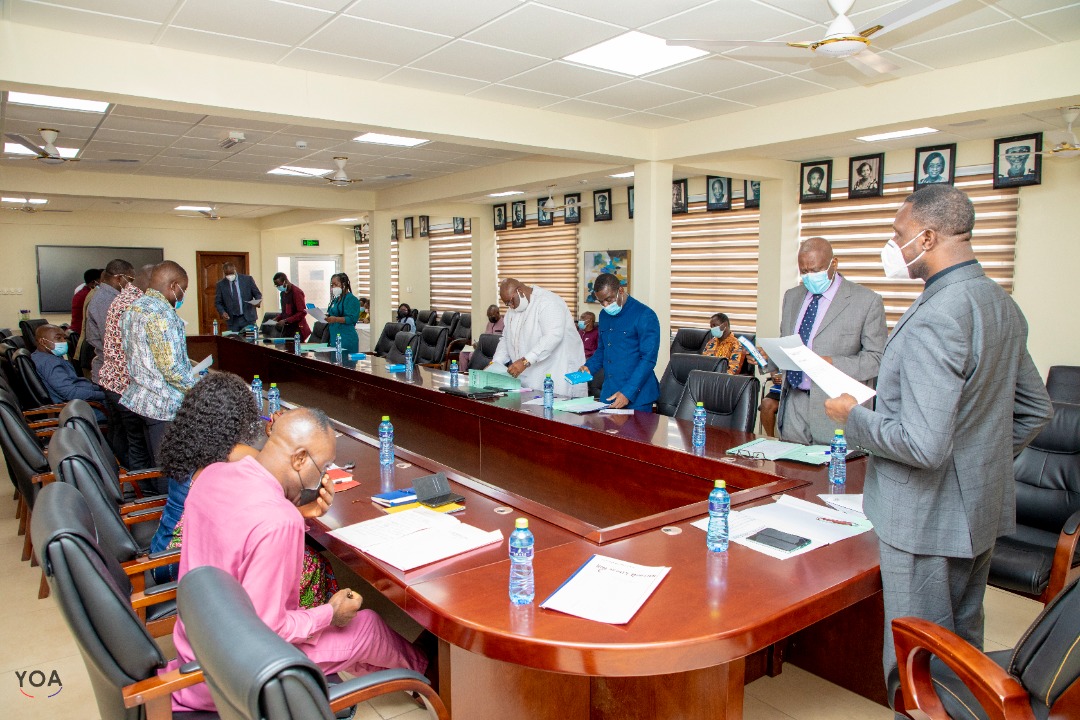 Dr.Adutwum Inaugurates governing Board Of Cape Coast Technical University