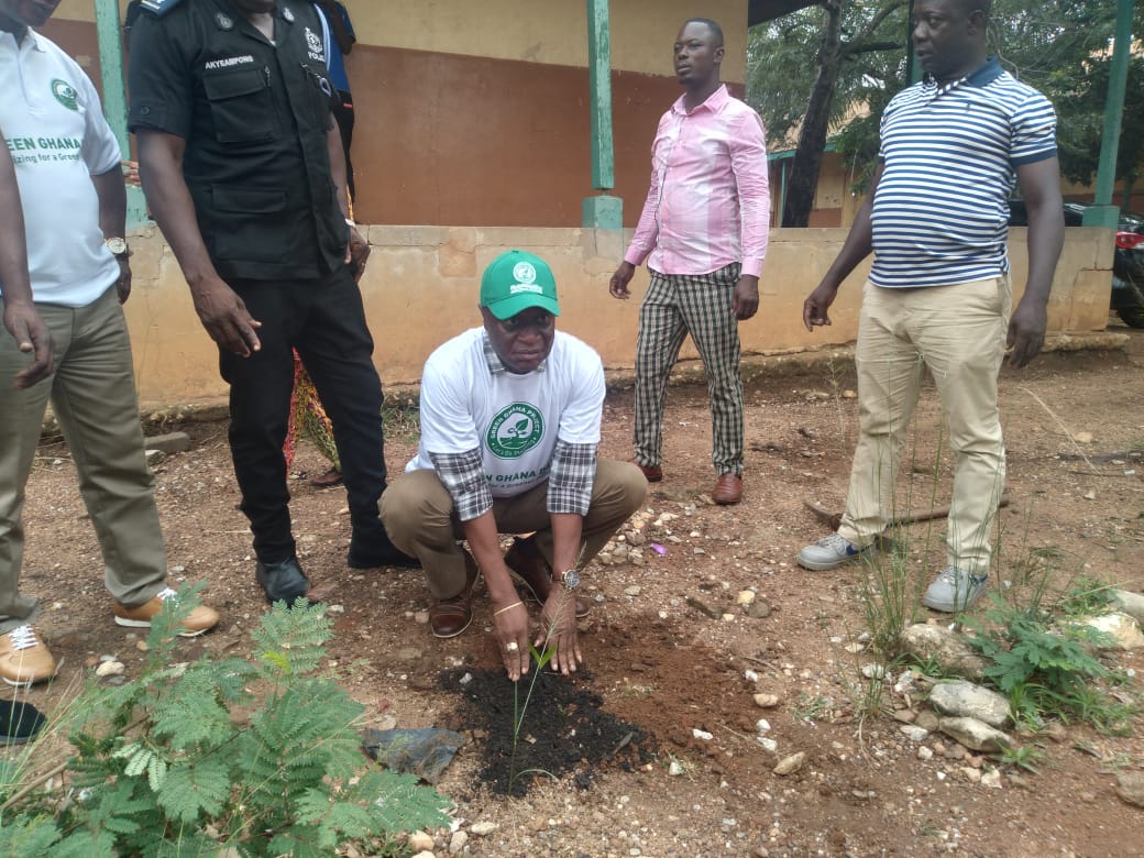Asokwa MCE leads Municipality to plant 5,000 trees 