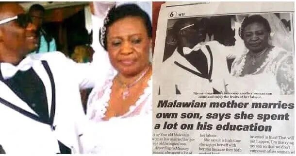 Mother marries own son, claiming  she spent a lot of money on his education and that her money will not be wasted
