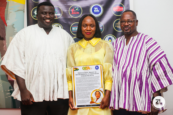 Patricia Ofori -Atta Of Zoomlion Receives Ghana Environmental Sanitation Award