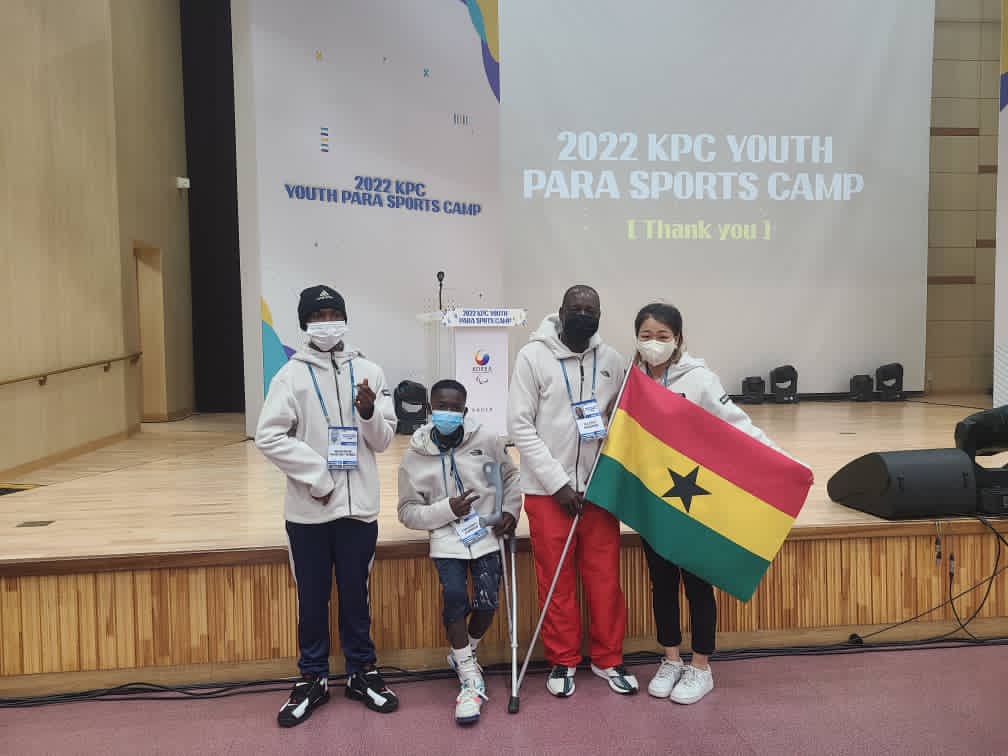 Two youth,one official from NPC- Ghana Participate In 2022 Korea KPC Youth Para Sports