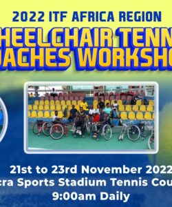 Ghana Wheelchair Tennis To Host Paralympic And Wheelchair Coaches Workshop