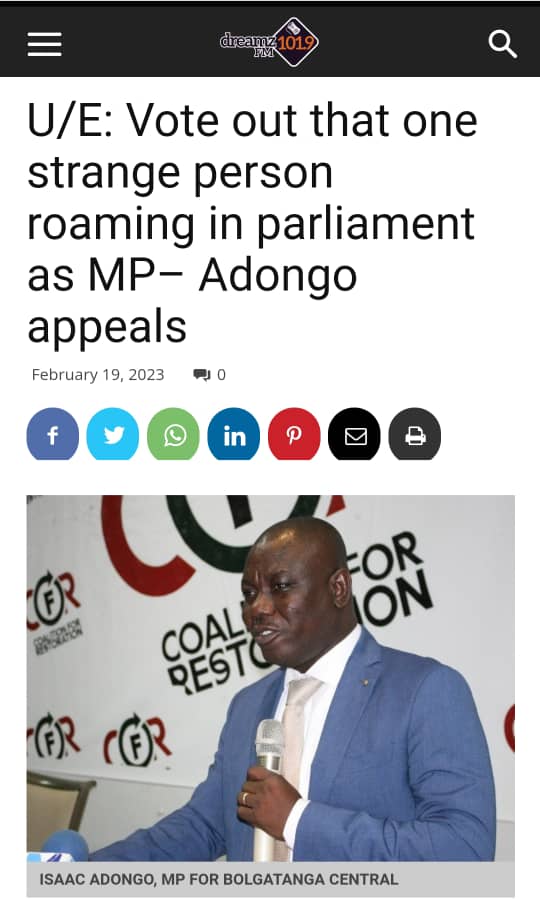 Re:Vote out that one strange person roaming in Parliament as MP